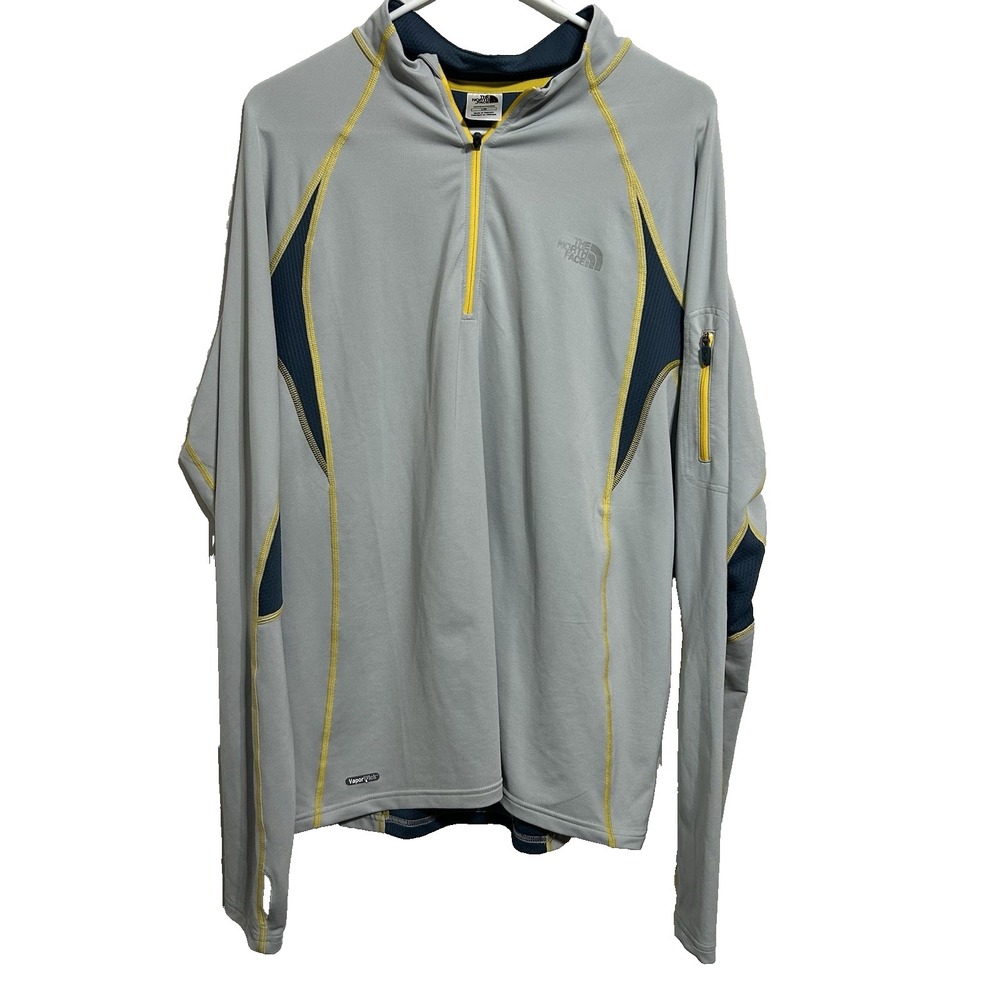 The North Face Men's 1/4 Zip Long Sleeve Collard‎ Pullover Athletic Size Large